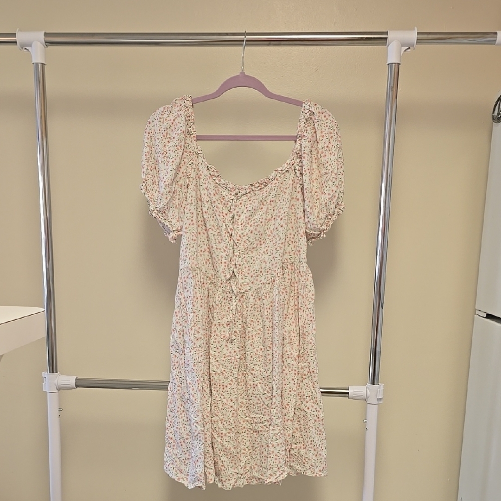 Floral Puff Sleeve Dress